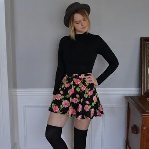 Floral Skater Skirt 🌸